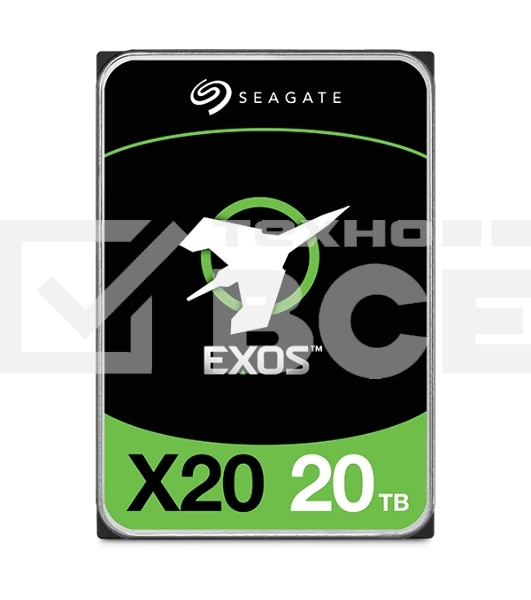 Жесткий диск Seagate HDD Server Exos X20 HDD 512E/4KN ( 3.5'/ 20TB/ SATA 6Gb/s / 7200rpm)