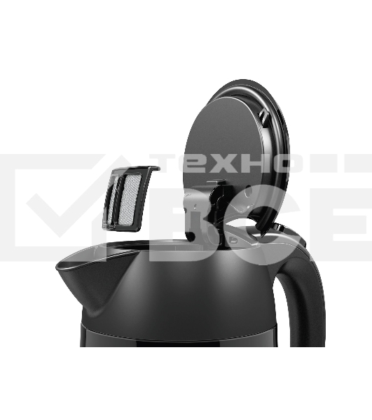 Чайник электрический Bosch TWK3P423 1.7л. 2400Вт черный (корпус: нержавеющая сталь)