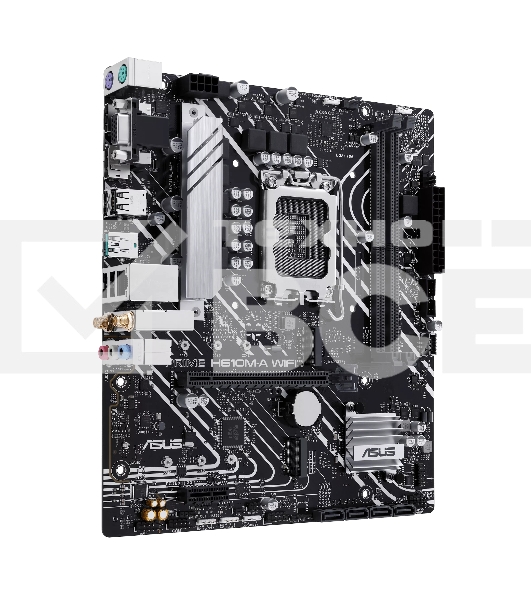 Материнская плата ASUS PRIME H610M-A WIFI, LGA 1700, Intel H610, 2xDDR5, 4xSATA, 2xM.2, 1xPCIe 4.0 x16, 1xDP, 1xHDMI, 1xVGA, 1x1Gb LAN, 1xUSB 3.2 Gen 2, 4xUSB 2.0, 3x3.5 мм, 7.1, mATX