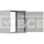 Шкаф коммутационный NTSS LIME (NTSS-WL12U5545GS) настенный 12U 550x450мм пер.дв.стекл несъемн.бок.пан. 30кг серый 110град. IP20, фото 1