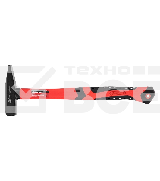 Молоток слесарный Matrix, 200 г, фибергласовая обрезиненная рукоятка