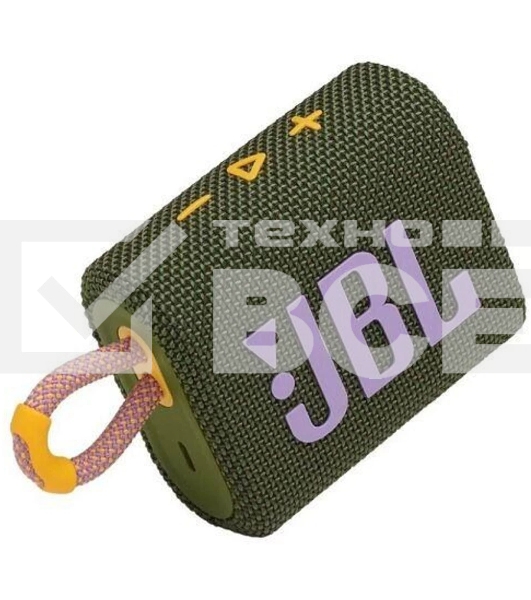 Портативная акустика JBL GO 3, зеленый