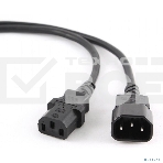 Кабель питания Cablexpert PC-189-1-1, 1.8м, C14- C19, 3x1кв.мм, черный, с заземлением, фото2