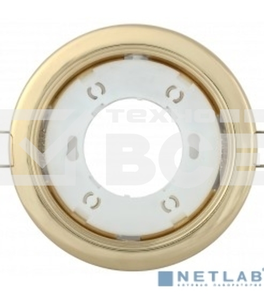 Светильник GX53 встраив. точечный зол. IEK LUVB0-GX53-1-K22
