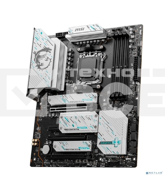 Материнская плата MSI X670E GAMING PLUS, AM5, AMD X670, 4xDDR5, 4xSATA, 4xM.2, 1xPCI-E 5.0 x16, 1xPCI-E 4.0 x4, 1xPCI-E 3.0 x1, 1xHDMI, 1xDP, 1x 2.5Gb LAN, 4xUSB-A 2.0, 4xUSB-A 3.2 Gen 1, 3xUSB-A 3.2 Gen 2, 1xUSB-C 3.2 Gen 2x2, 3x3.5 мм, 7.1, ATX