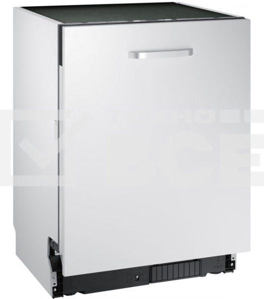 Встраиваемая посудомоечная машина Samsung DW60M6050BB/WT, ширина 60 см, 14 комплектов посуды, сенсорное управление, 7 программ, аква-стоп, датчик протечки