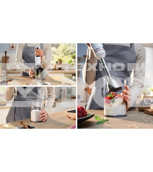 Блендер погружной Bosch MSM4W421 800Вт белый