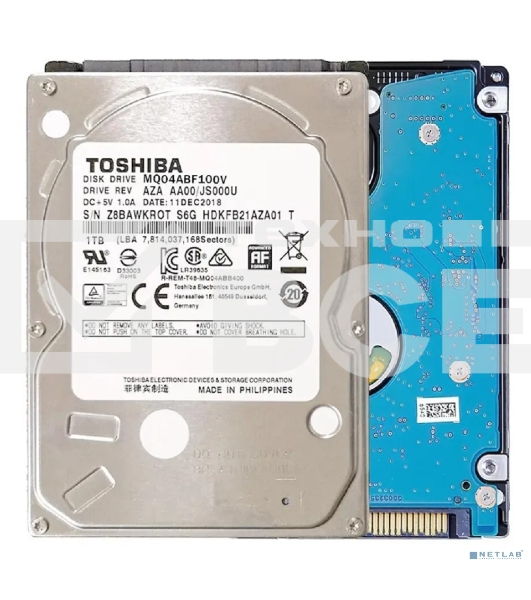 Жесткий диск Toshiba  HDD VIDEO SATA3 1Tb 2.5