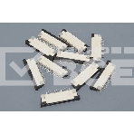 Разъем FPC Half Coverage Bottom Contact 1.0K-BX-12PWB 12 pin высота 2мм шаг 1мм 10 шт, фото 1