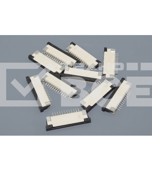 Разъем FPC Half Coverage Bottom Contact 1.0K-BX-12PWB 12 pin высота 2мм шаг 1мм 10 шт