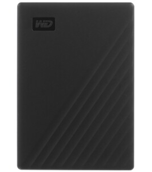 Внешний HDD 2.5' Western Digital My Passport, 4TB, USB 3.2 Gen 1 Type-A, 5400 rpm, черный