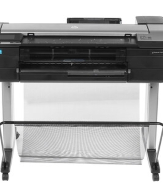 Плоттер струйный HP DesignJet T830 MFP (F9A28D), A1, 24', цветной, печ. A1 за 26 сек., 610 мм, 2400x1200 dpi, Wi-Fi, USB 2.0, Ethernet