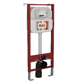 Комплект BAU 6 в 1: рамная инсталляция, унитаз подвесной безободковый вихревой Bau Nimb Hurricane смыв торнадо, быстросъемное тонкое сиденье дюропласт микролифт, клавиша BAU Dream , черная матовая