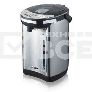 Термопот Centek CT-1084 (сталь) 6.0л, 750Вт, 2 способа подачи воды, двойная защита от перегрева