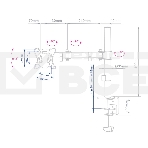 Кронштейн для мониторов Arm Media LCD-T11 черный 15