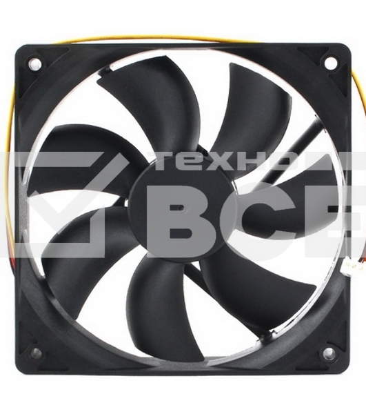 Вентилятор для корпуса Gembird D12025HM-3 черный 120мм 2000rpm 30db 3-pin