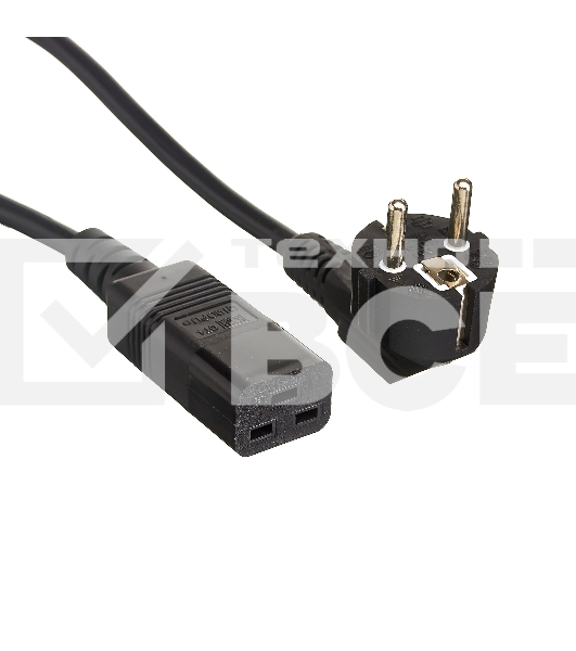 Кабель питания ExeGate Power PC19-10P (Евровилка Schuko->С19) VDE-250V-3*1.5-CU, черный, 16А, 10м