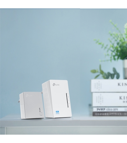 Комплект адаптеров TP-Link TL-WPA4220 KIT, AV600 Powerline с Wi-Fi N300, TL-WPA4220 (1 шт.) + TL-PA4010 (1 шт.)