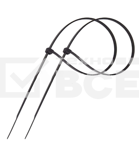 Хомут кабельный PROconnect 100х2.5 нейл. черный (уп. 100 шт)