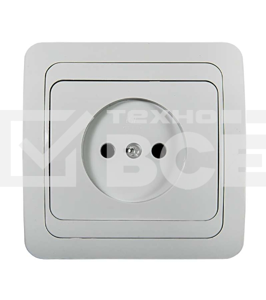 Розетка 1-м CLASSICO 2022 бел. ASD / IN HOME 4680005959891