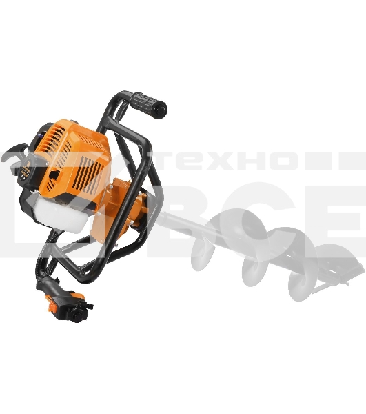 Мотобур Carver AG-152/000 бытовой 2-х такт. 1400Вт 1.9л.с. 52см3 277об/мин (01.003.00022)