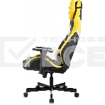 Кресло игровое Knight Thunder 5X черный/желтый эко.кожа крестов. металл, фото8