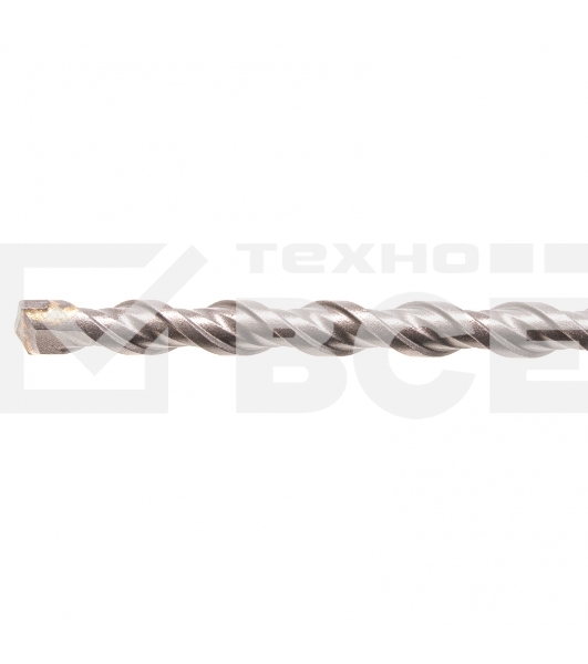 Бур по бетону, двойная спираль, Cobalt W-tip, 10x460 мм, SDS PLUS Denzel