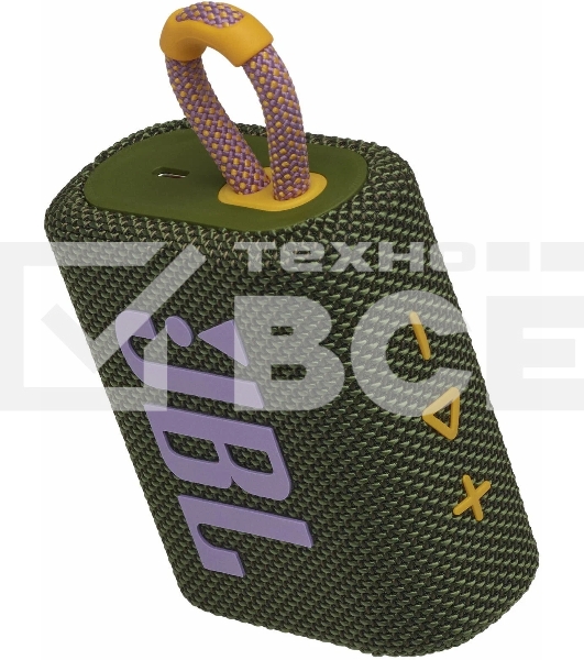 Портативная акустика JBL GO 3, зеленый