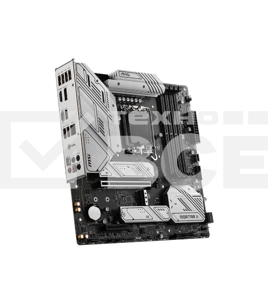 Материнская плата MSI MAG B760M MORTAR II, LGA 1700, Intel B760, 4xDDR5, 4xSATA, 3xM.2, 1xPCIe 5.0 x16, 1xPCIe 4.0 x4, 1xHDMI, 1xDP, 1xUSB Type-C, 1x2.5Gb LAN, 3xUSB-A 2.0, 3xUSB-A 3.2 Gen 2, 5x3.5 мм, 7.1, mATX