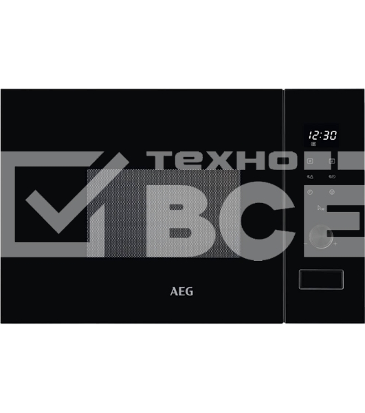 Микроволновая печь AEG MSB2057D-B 20л. 800Вт черный (встраиваемая)