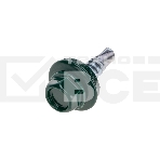 Саморез кровельный 4,8х19мм, окрашенный RAL 6005, короб (250 шт/уп) KRANZ, фото2