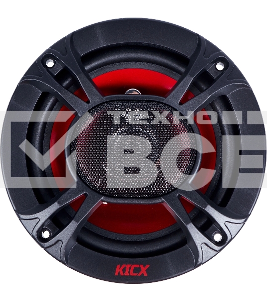 Колонки автомобильные Kicx SP 165, 130Вт, 90дБ, 4Ом, 16.5см, (6 1/2дюйм) (ком.:2кол.)