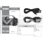 Портативная колонка Sven PS-235 черный 12W 2.0 BT 3600mAh (SV-022075), фото3