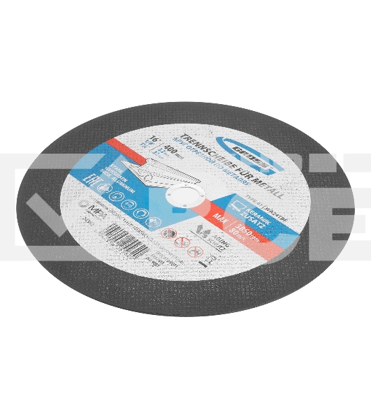 Круг отрезной по металлу Gross 400 x 3,2 x 32 мм, WA24TBF