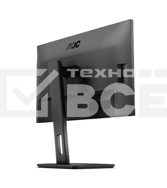 Монитор 27' AOC Q27P3CV IPS 2560x1440, 75 Гц, 4 мс, 16:9, 350 кд/м², 2xHDMI 1.4, DisplayPort 1.2, USB-концентратор (4x USB 3.0), 2.5 Gigabit Ethernet, встроенные динамики, черный