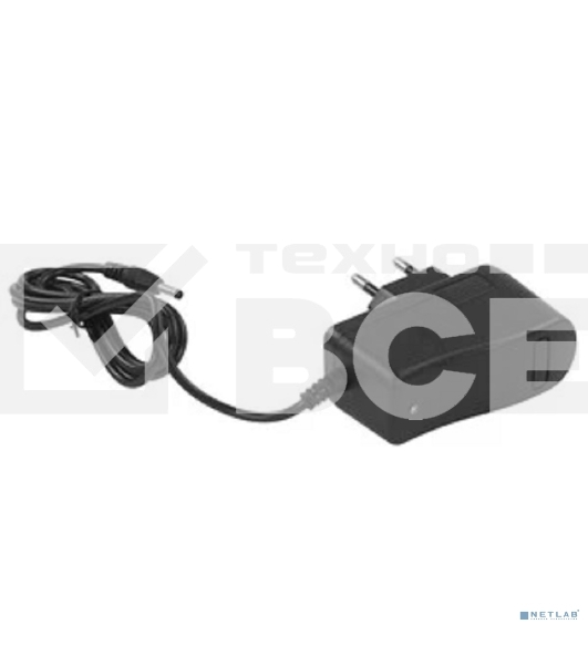 Блок питания Gembird NPA-AC34, 5В/2А, 10Вт, 1 штекер 3.5х1.35мм, черный