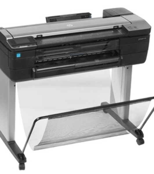 Плоттер струйный HP DesignJet T830 MFP (F9A28D), A1, 24', цветной, печ. A1 за 26 сек., 610 мм, 2400x1200 dpi, Wi-Fi, USB 2.0, Ethernet