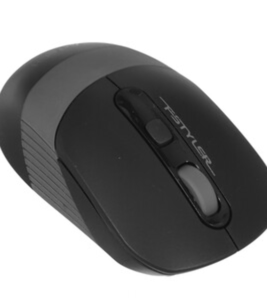 Мышь беспроводная A4Tech Fstyler FG10S черный/серый, 2000 dpi, радиоканал, USB, кнопки - 4