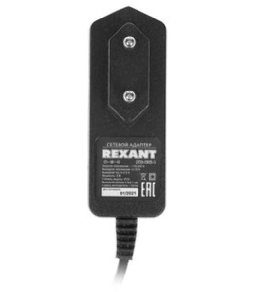 Источник питания Rexant 110-220 V AC/12 V DC 12,5 А 150 W с DC разъемом подключения 5.5х2.1, без влагозащиты (IP23)