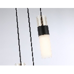 Подвесной светильник LH55102/3 BK/FR/TI черный/белый матовый/янтарь E14*3 max 40W D220*1200, фото4