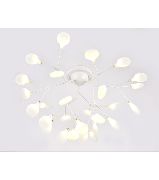 Светильник Ambrella light TR3011/27 WH/FR белый/матовый G4/27 max 20W D730*430