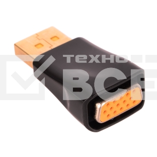 Переходник DisplayPort - VGA Cablexpert A-DPM-VGAF-01, 20M/15F, пакет