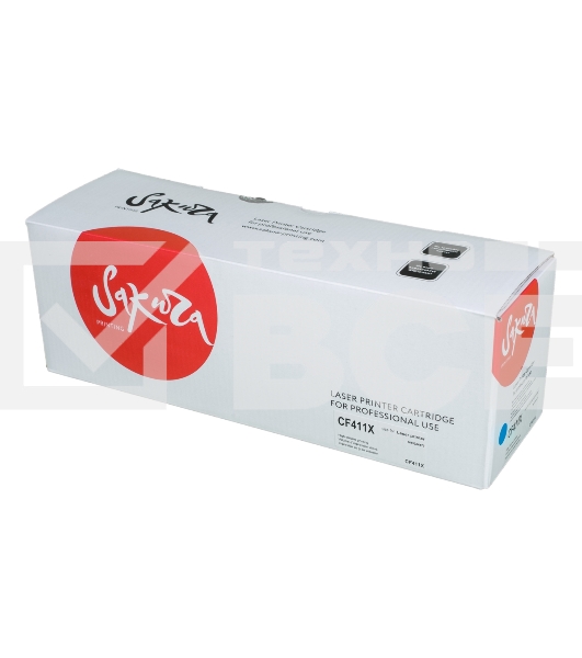 Картридж лазерный Sakura CF411X для HP LaserJet Pro M452nw, M452dn, M477fnw, M477fdw, M477fdn, M377dw, синий, 5000 к.