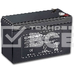 Батарея CROWN CBT-12-7.2 (напряжение 12В, емкость 7.2 А/Ч, разм 151х65х100 мм, вес 2,1 кг, тип клеммы - F2, 5 лет), фото3
