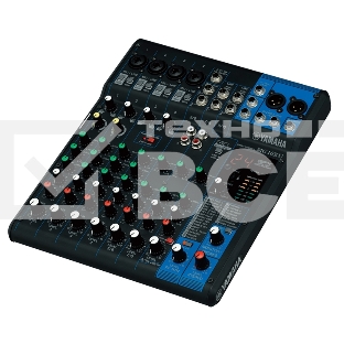 Пульт Yamaha [MG10XU] 10-канальный микшерный пульт: макс. 4 микрофонных/10 линейных входов (4 моно + 3 стерео)/1 стереошина/1 шина AUX, Микрофонные предусилители D-PRE, Фантомное питание +48 В, эффекты: SPX с 24 программами, Интерфейс USB Audio