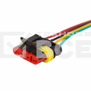 DJ7031-1.5-21 автомобильный разъем гнездо с проводом 20 см  (3-контактный)
