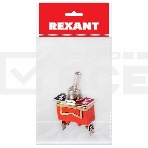Тумблер 250V 15А (2c) ON-OFF однополюсный (KN-101) Rexant Индивидуальная упаковка 1 шт, фото 1