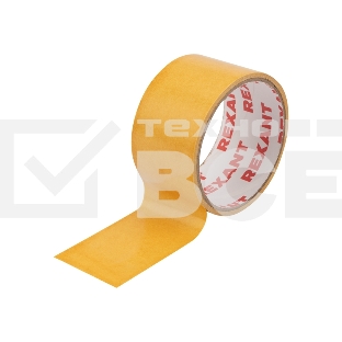 Двухсторонний скотч Rexant, полипропиленовая основа, 48 мм, ролик 5 м