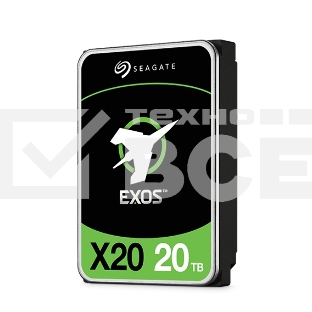 Жесткий диск Seagate HDD Server Exos X20 HDD 512E/4KN ( 3.5'/ 20TB/ SATA 6Gb/s / 7200rpm)