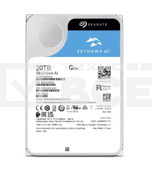 Жесткий диск Seagate SkyHawk AI ST20000VE002 20TB, 3.5